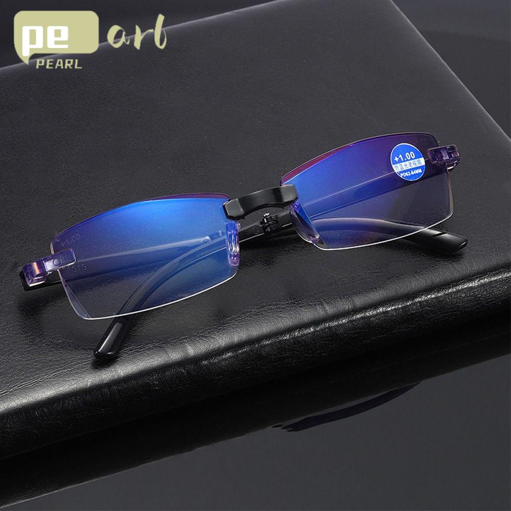 .Kính Đọc Sách Gọng Siêu Nhẹ Có Thể Gập Lại Kèm Hộp Đựng Tiện Dụng Cho Nam