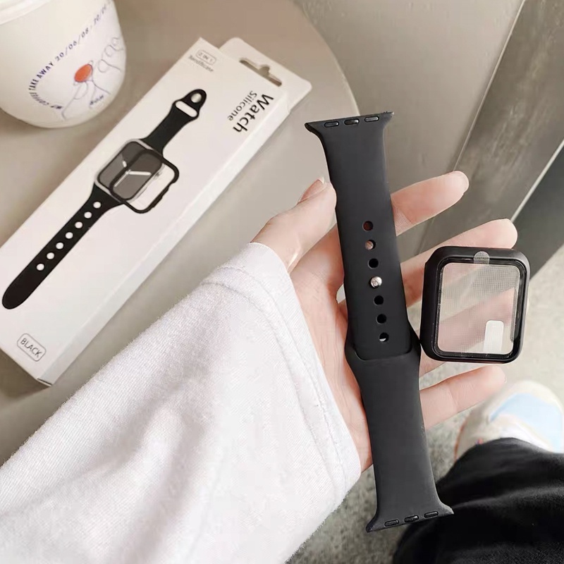 Dây Đeo 2 Trong 1 Cho Đồng Hồ Thông Minh Apple Watch 41mm 45mm 44mm 42mm 40mm 38mm 8 / 7 / 6 / SE / 5 / 4 / 3