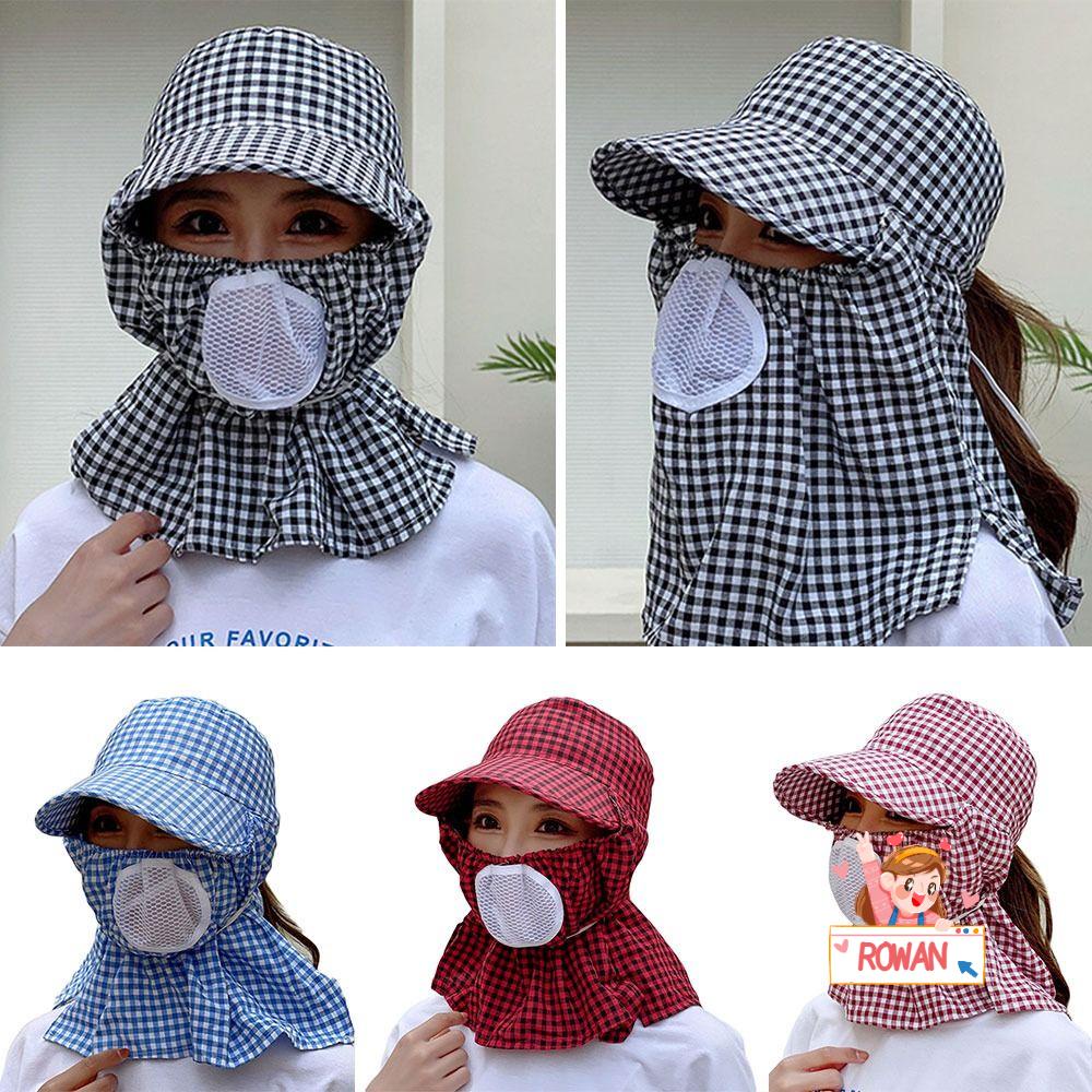 Mũ Chống Nắng Kèm Tấm Che Mặt Và Cổ Tiện Dụng Thời Trang Mùa Hè