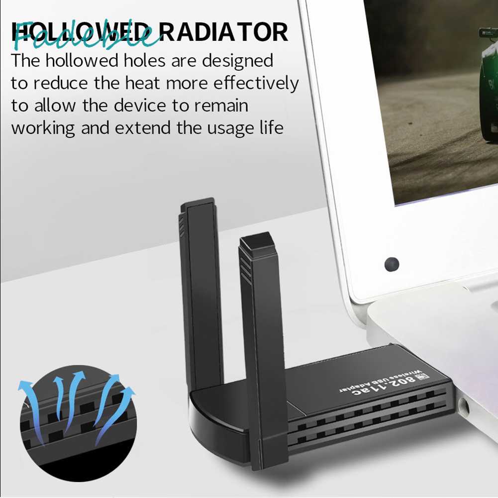 Ăng Ten Thu Sóng Mạng Usb 3.0 2.4GHz 5GHz Băng Tần Kép