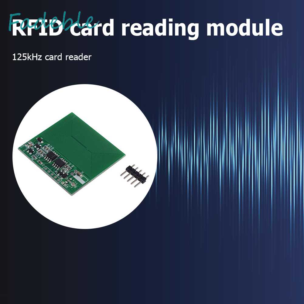 Mô Đun Giải Mã RDM6300 RFID UART Kèm Ăng Ten RF