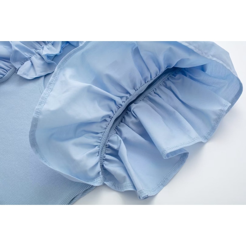 Uibey Áo Vest Lưng Cao Xếp Chồng Lên Nhau UIBEY 096