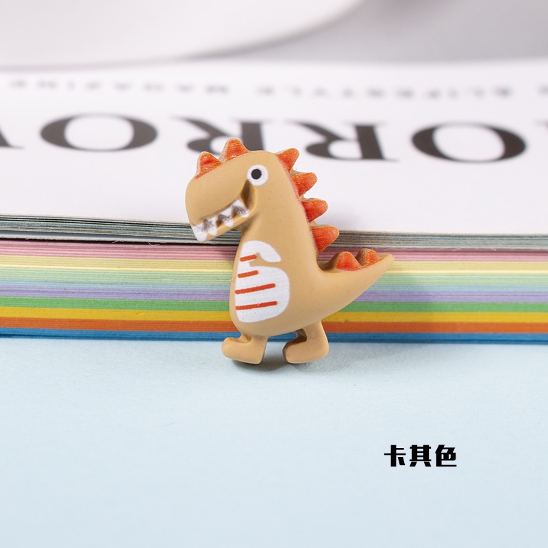 Bộ 10 Kẹp Tóc Hình Khủng Long Hoạt Hình Dễ Thương Cho Bé