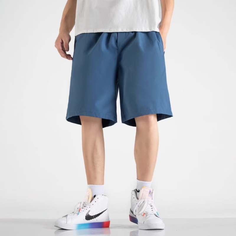 Quần Short Thể Thao 5 Tấc Bằng Lụa Lạnh Dáng Rộng Phong Cách Mới Nhật Bản Thời Trang Mùa Hè Cho Nam