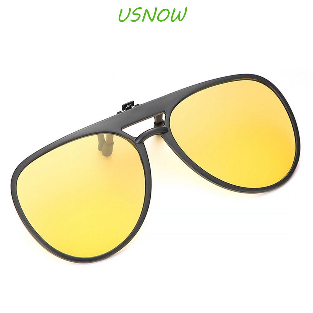 Kẹp Kính Mát Siêu Nhẹ Chống Tia UV Tầm Nhìn Ban Đêm Thiết Kế Đơn Giản Cho Nam