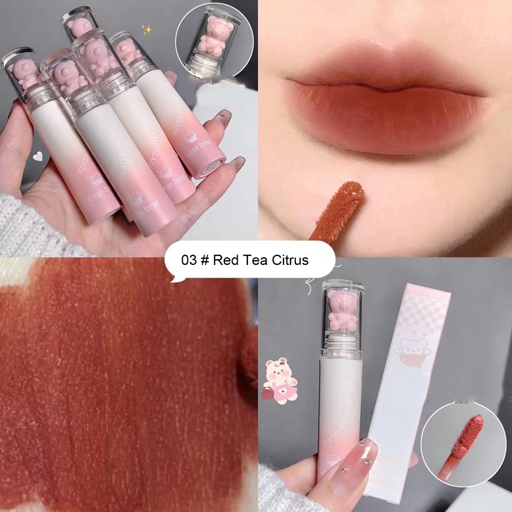 Son Môi Màu Đỏ-brown Hàn Quốc Dễ Thương Cho Nữ