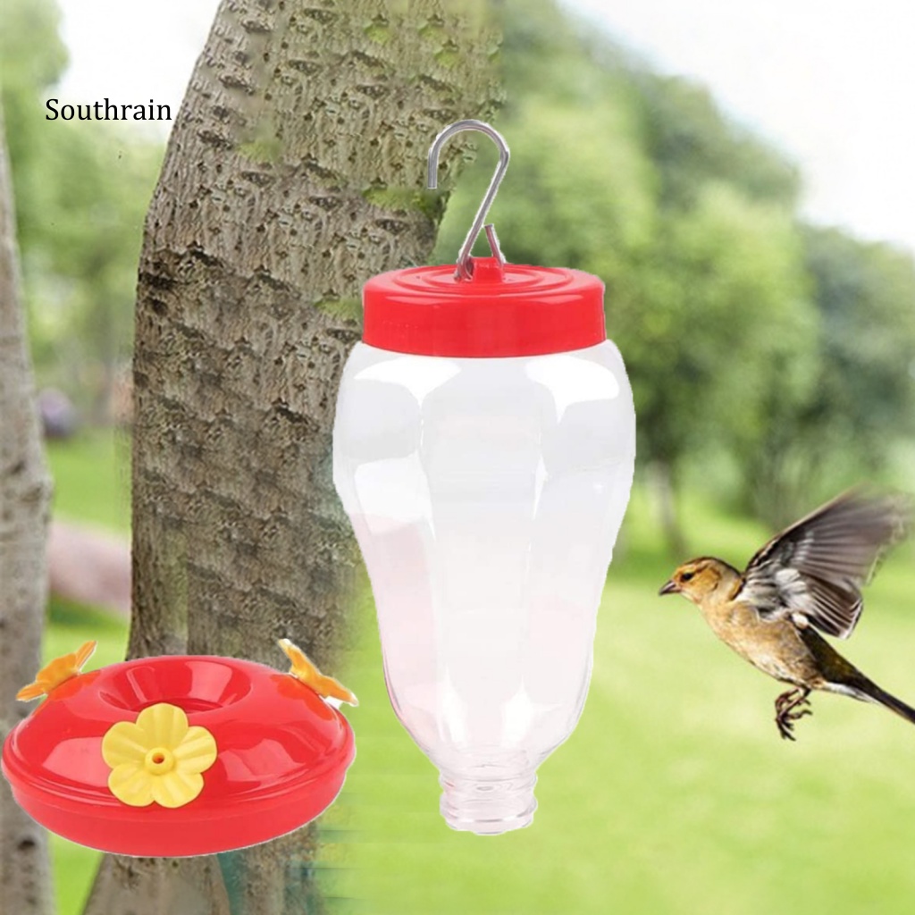 Bình Đựng Nước Trong Suốt Dung Tích Lớn Có Móc Treo Cho Chim Ruồi