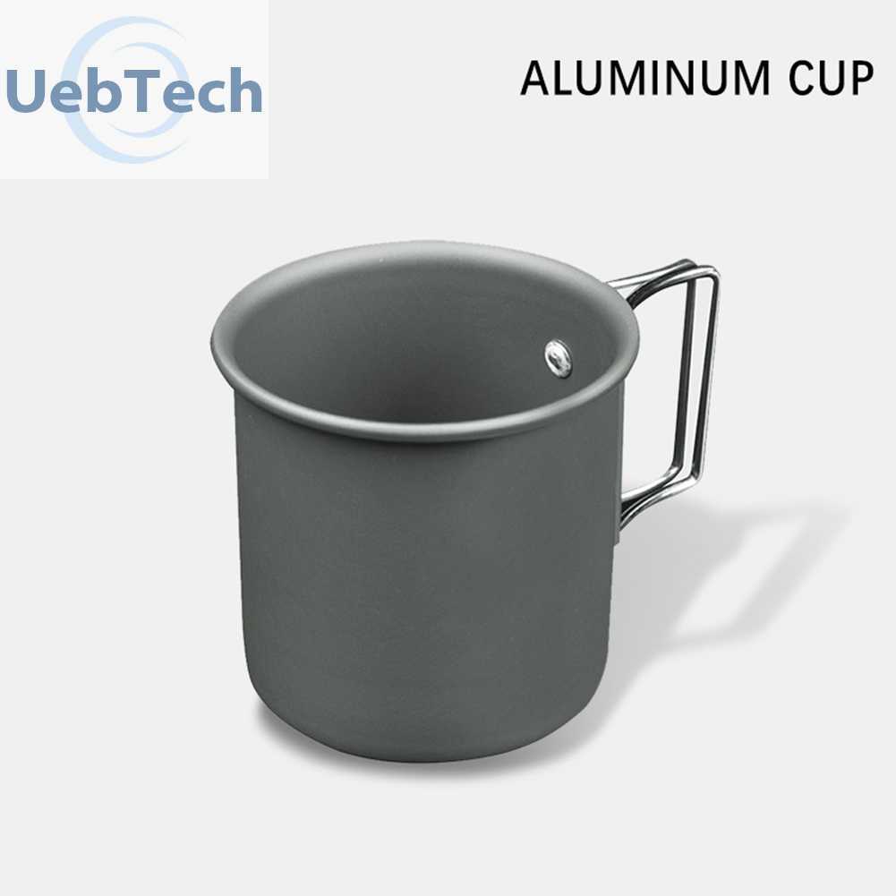 Cốc Uống Trà / Cà Phê Bằng Hợp Kim Nhôm Tiện Dụng Mang Theo Du Lịch Cắm Trại