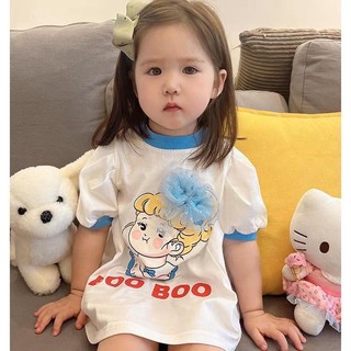 Váy suông cô gái boo boo chất cotton