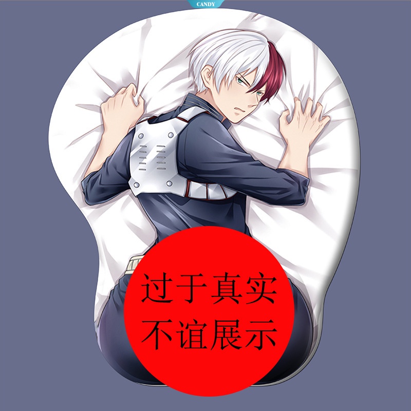 Đệm Lót Chuột Silicone 3D Chống Trượt Hình Nhân Vật Anime