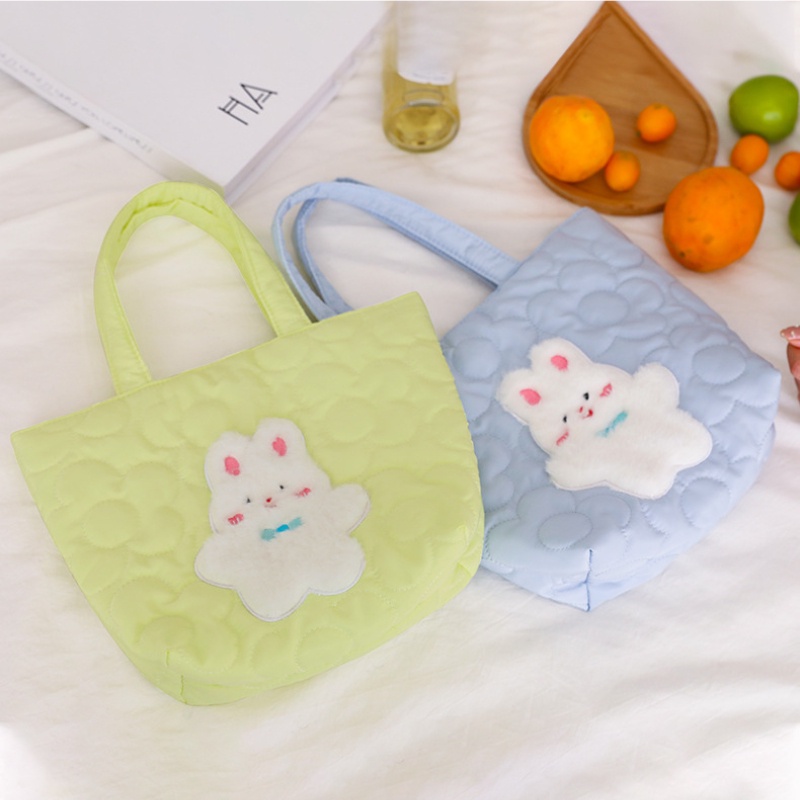 Túi Xách Du Lịch Cỡ Lớn Hình Thỏ Nhồi Bông Dễ Thương Cho Nữ