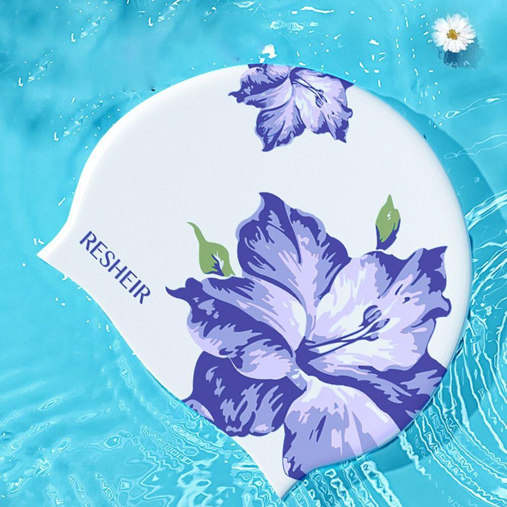 Mũ Bơi Bằng Silicone Siêu Bền Tiện Dụng Cho Nữ