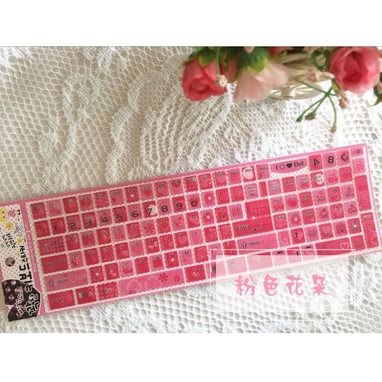 Miếng Dán Bảo Vệ Bàn Phím Laptop Họa Tiết Hoạt Hình Dễ Thương