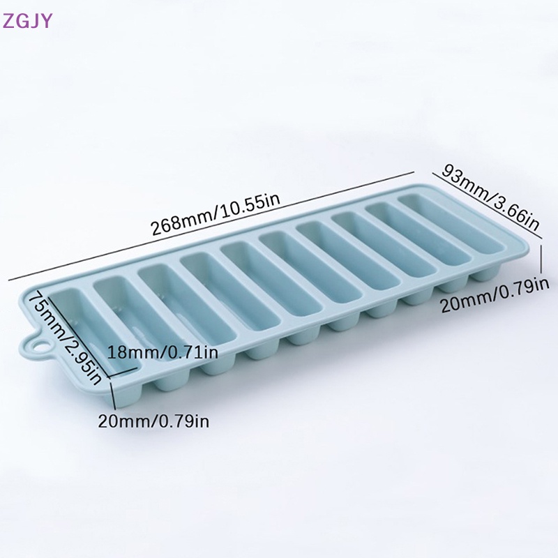 Khuôn Silicon Làm Đá Viên Hình Dải Dài Mới