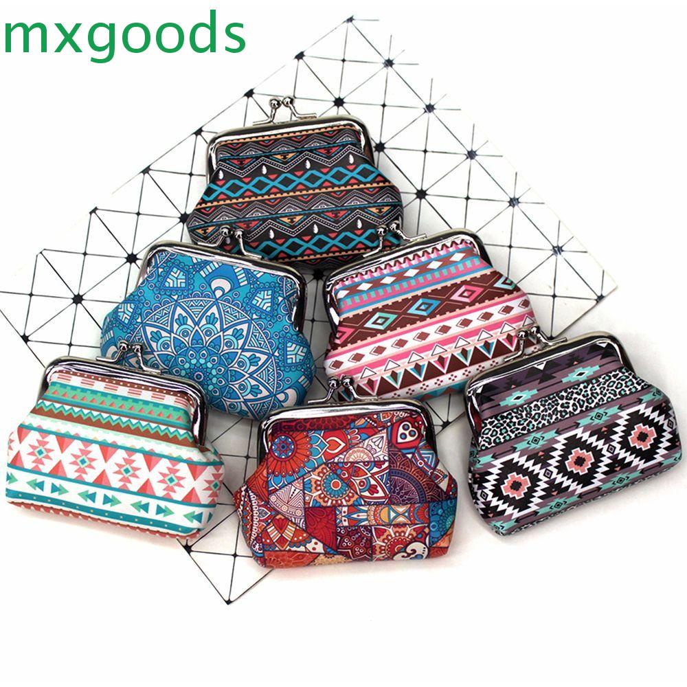 Ví Nhỏ Đựng Tiền Xu Họa Tiết Thổ Cẩm Xinh Xắn Cho Nữ