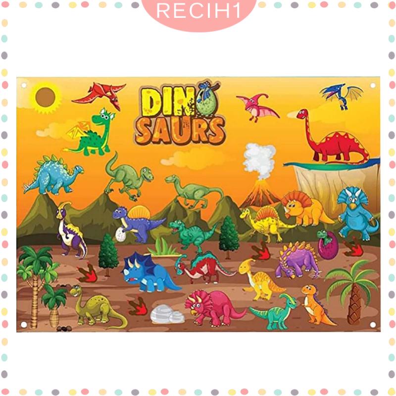 Bảng Nỉ Treo Tường Hình Động Vật Hỗ Trợ Dạy Học DIY Cho Bé