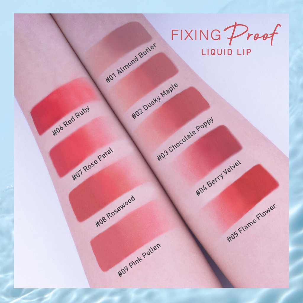 Son Kem Lì Baby Bright Fixing Proof Liquid Lip Bền Màu Không Lem Nước 4g