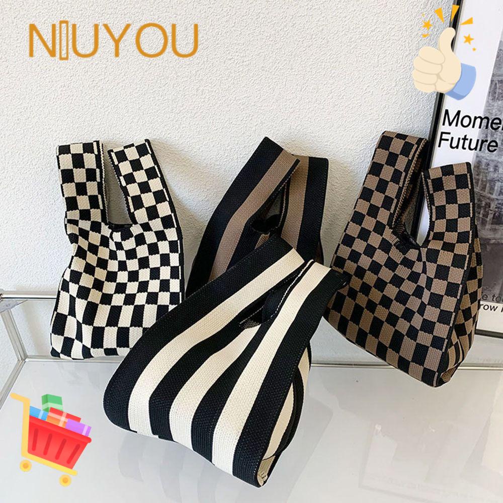 Túi Đeo Vai / Xách Tay Mini Thiết Kế Thắt Nút Nhiều Màu Sắc Có Thể Tái Sử