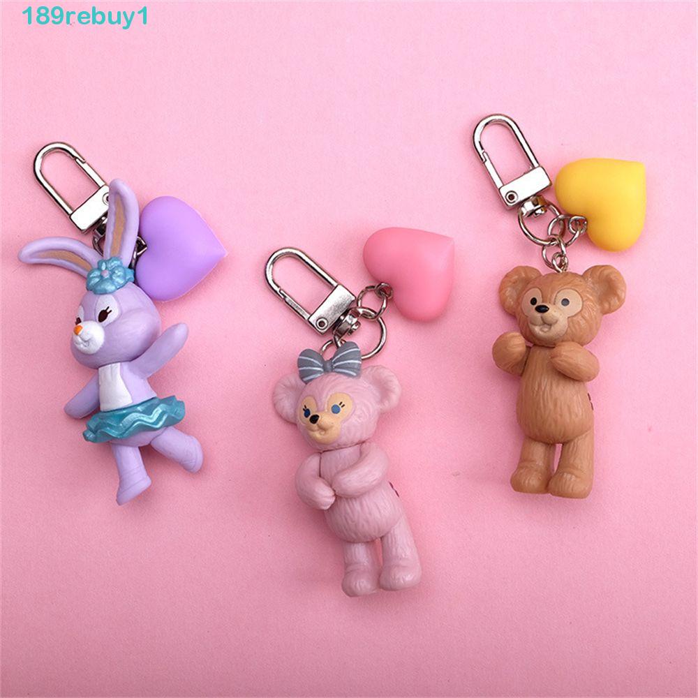 Rebuy1 Móc Khóa Thỏ Duffy Đơn Giản Thời Trang Trang Trí Nội Thất