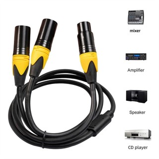 Cáp Chia Tín Hiệu Âm Thanh 3FT 100CM Cho Microphone