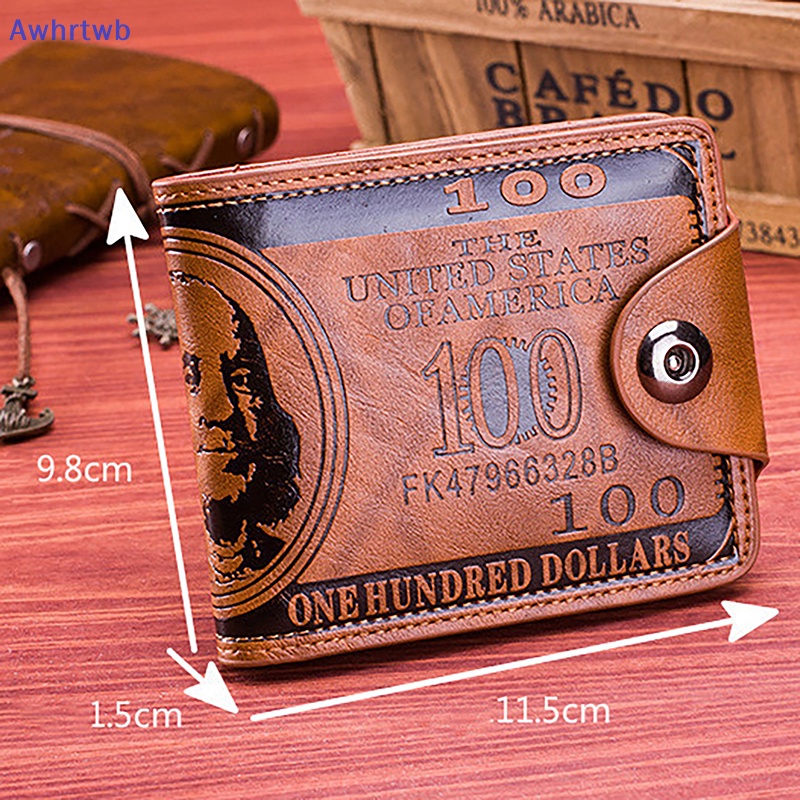 Ví Da PU Đựng Thẻ Tín Dụng / Tiền Đô La Thời Trang Dành Cho Nam Mới