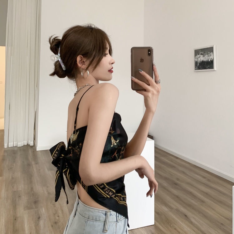 COZOK Áo Sát Nách Dáng Ngắn In Họa Tiết Thời Trang Quyến Rũ Cho Nữ