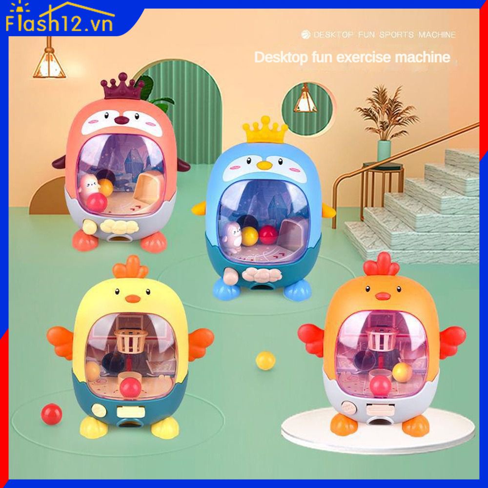 Trẻ em gà Shooter Đồ chơi chim cánh cụt bảng trò chơi bóng đá mini Giáo Dục Đào tạo bóng Catcher flash12 _ VN