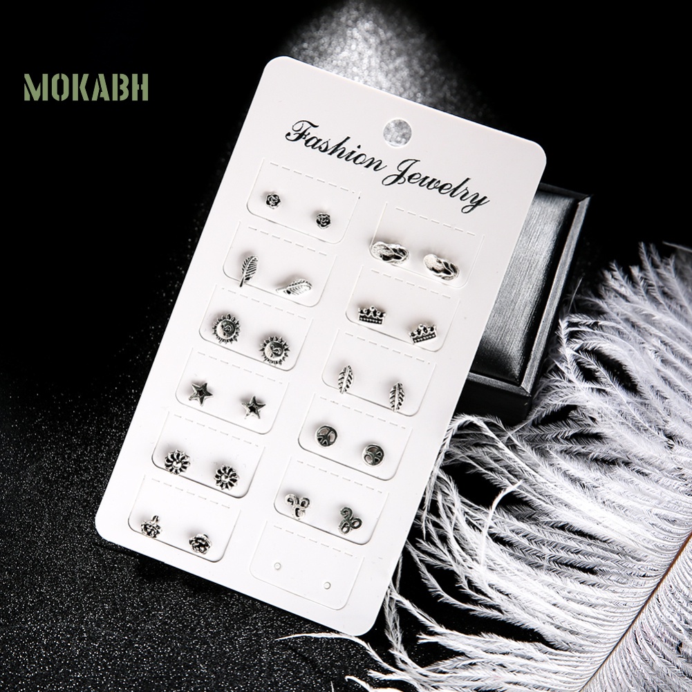 Set 11 Đôi Khuyên Tai Phong Cách Bohemia Thời Trang Cho Nữ