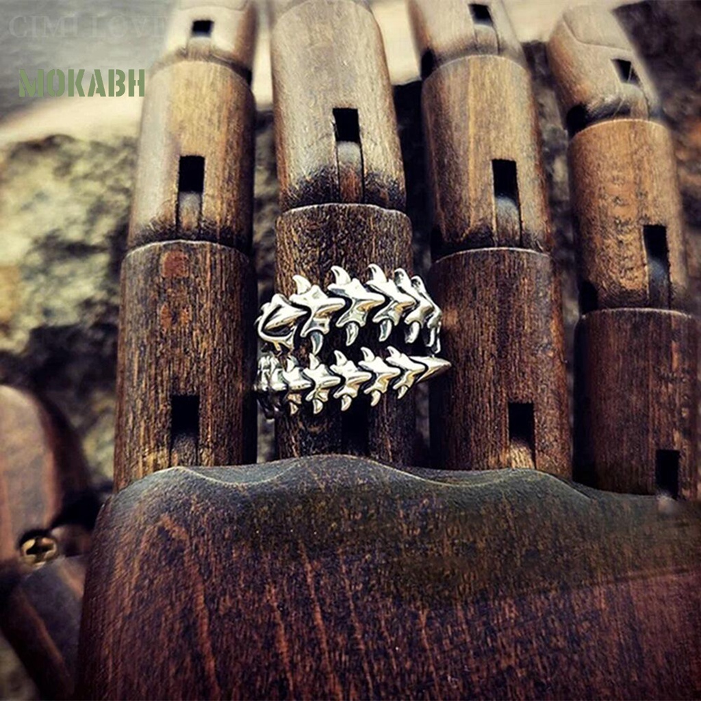 [Mới] Nhẫn Hở Mạ Điện Trang Trí Hình Học Phong Cách Âu Mỹ Cổ Điển Không Gây Dị Ứng Có Thể Điều Chỉnh