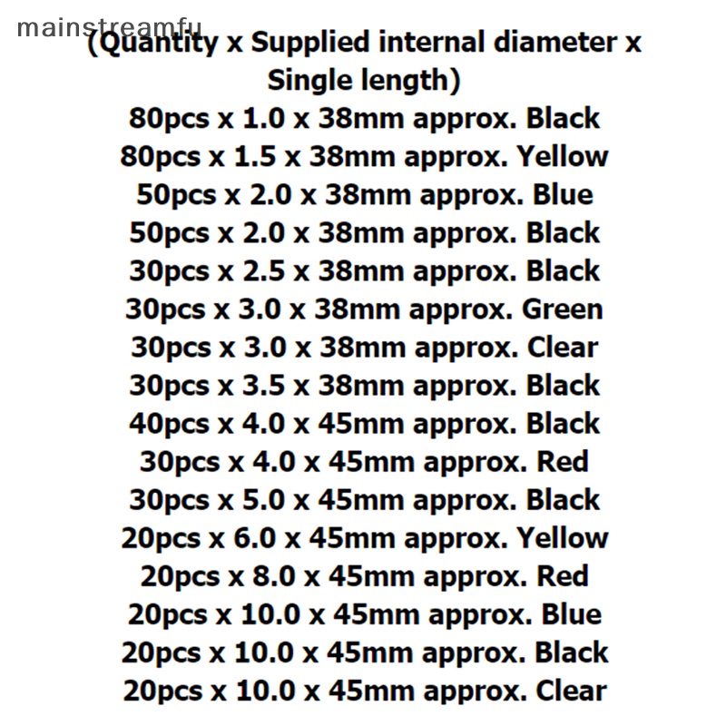 Bộ 580 Ống Co Nhiệt 2: 1 Chất Lượng Cao