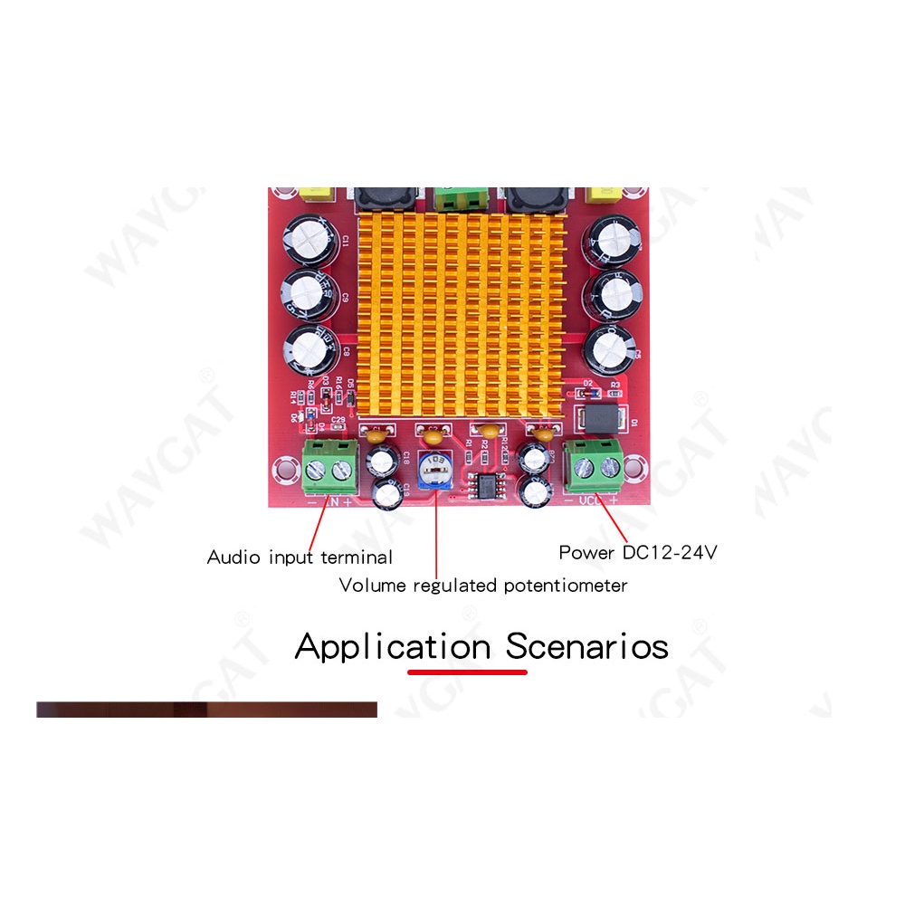 Bảng Mạch Khuếch Đại Âm Thanh Kỹ Thuật Số TPA3116DA TPA3116 150W D2 XH-M544 DC 12V 24V