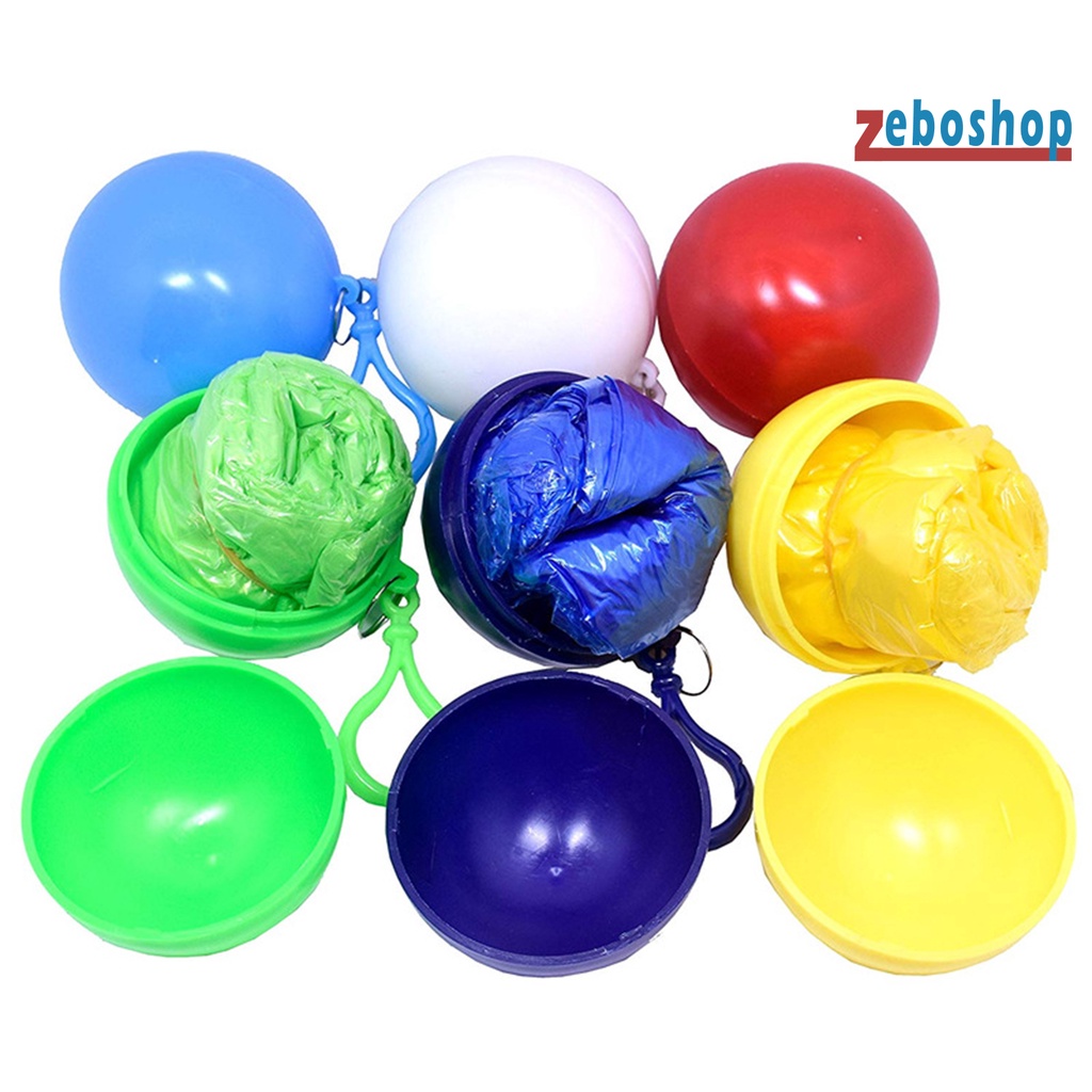 Áo Mưa Dùng Một Lần Siêu Nhẹ Chống Thấm Nước Có Lỗ Treo Tiện Dụng