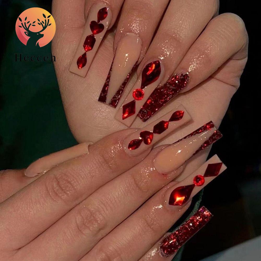 Set 24 Móng Tay Giả Có Thể Tháo Rời