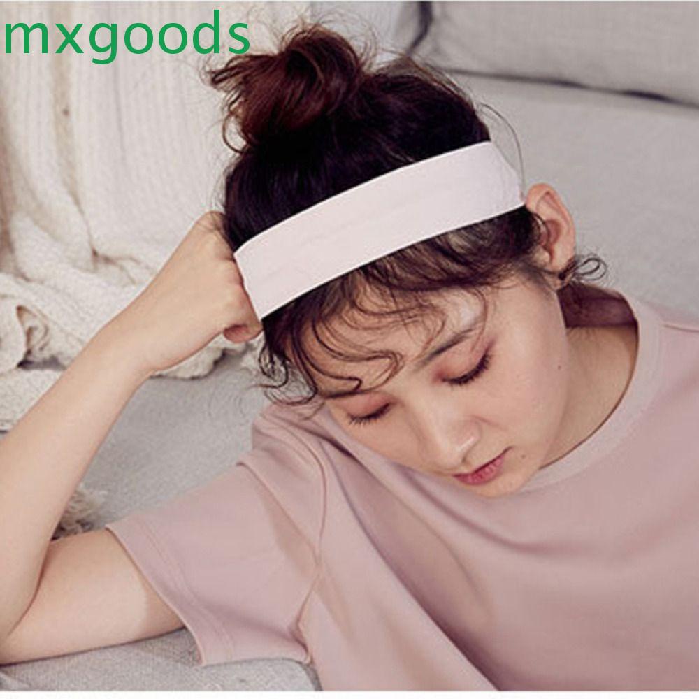 Băng Đô Co Giãn Thấm Hút Mồ Hôi Màu Trơn Không Đường May Dùng Tập Yoga / Chạy Bộ