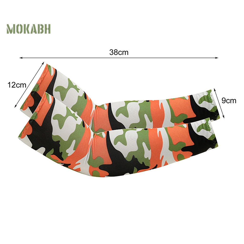 2 Găng Cánh Tay Co Dãn Chống Tia UV Khi Đạp Xe / Câu Cá