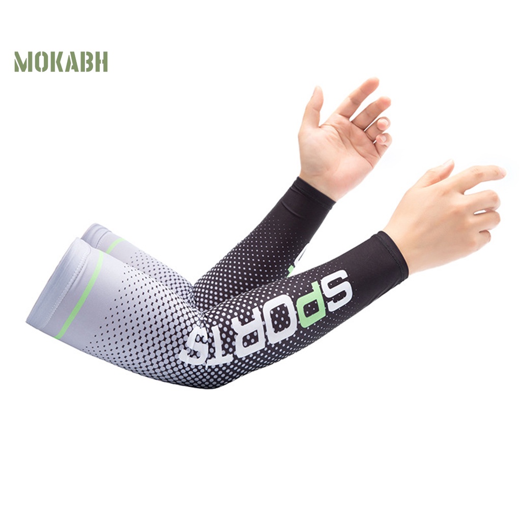 1 Cặp Găng Tay Chống Nắng Bằng Lụa Lạnh Siêu Mềm Chống Mòn Dùng Khi Đạp Xe Ngoài Trời