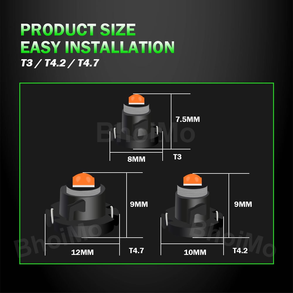 Bảng Điều Khiển Đèn Led T5 T3 T4.2 W3W T4.7 3030 Chuyên Dụng Cho Xe Hơi Xe Máy DC12V