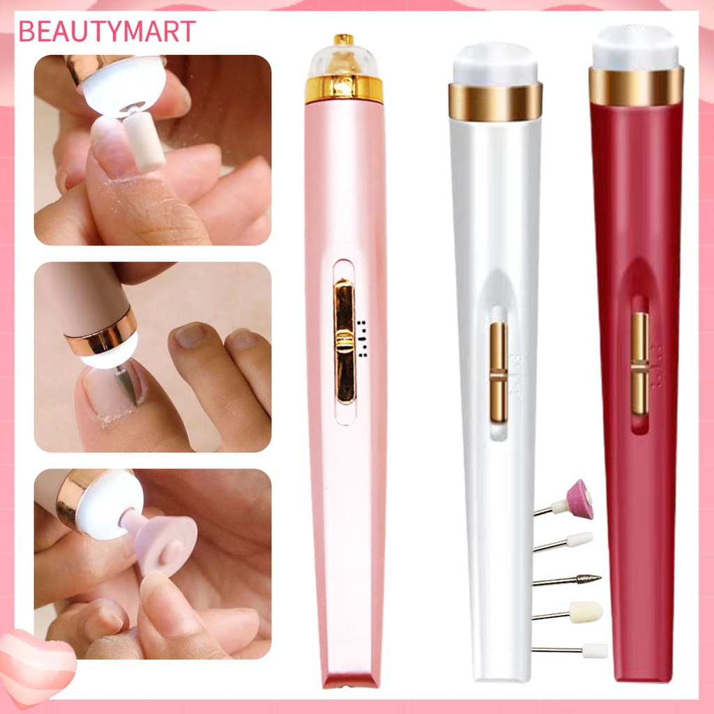 Máy Mài Móng Tay 5 Trong 1 Tốc Độ Cao Tiết Kiệm Điện Sạc USB Có Thể Sạc Lại