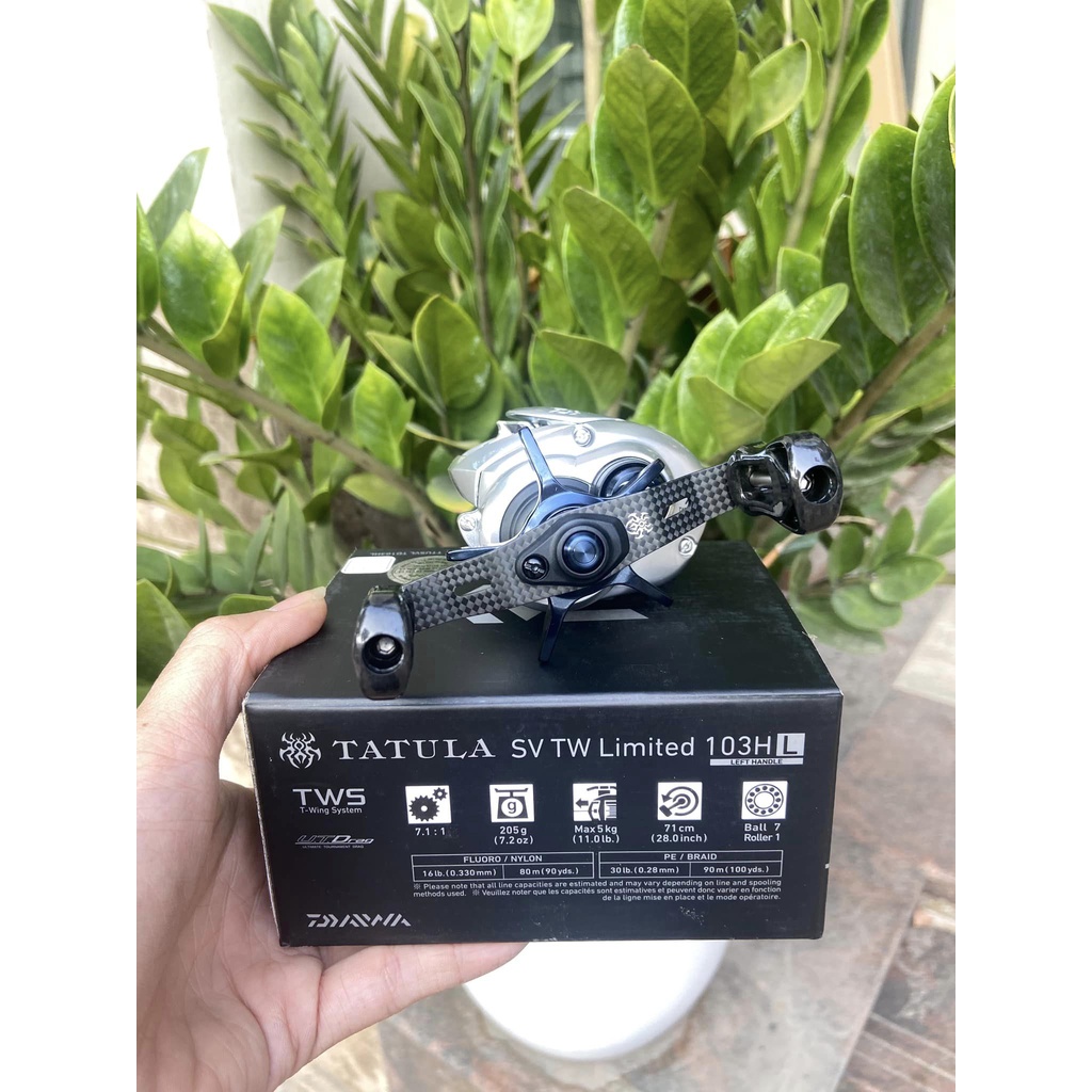 Máy câu ngang Tatula SV TW limited 103HL tay trái phiên bản độ của Daiwa Thái Lan đồ câu cá Anh Thắng