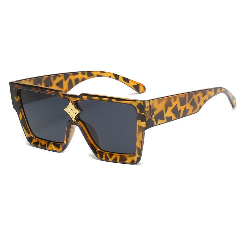 Kính Mát Gọng Vuông Lớn Phong Cách Âu Mỹ Thời Trang Cho Nam