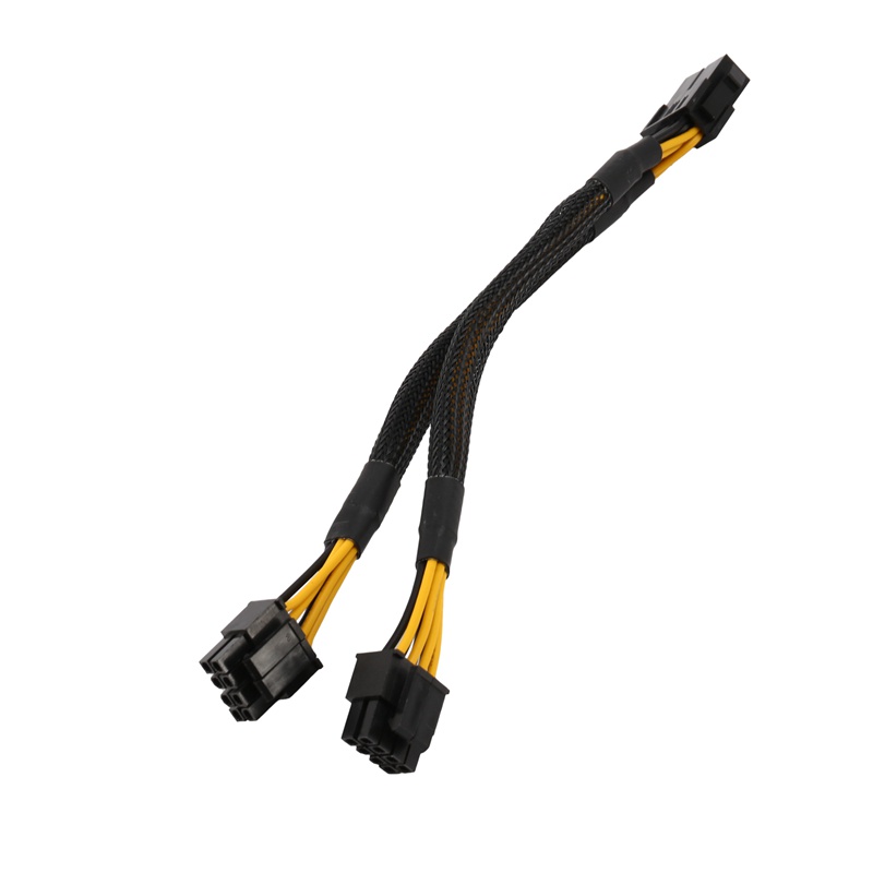 Bộ 4 Dây Cáp Chuyển Đổi 8 Pin ATX CPU 8 Pin Female Sang Dual 8 (4 + 4) Pin Male EPS 12V Cho Bo Mạch Chủ