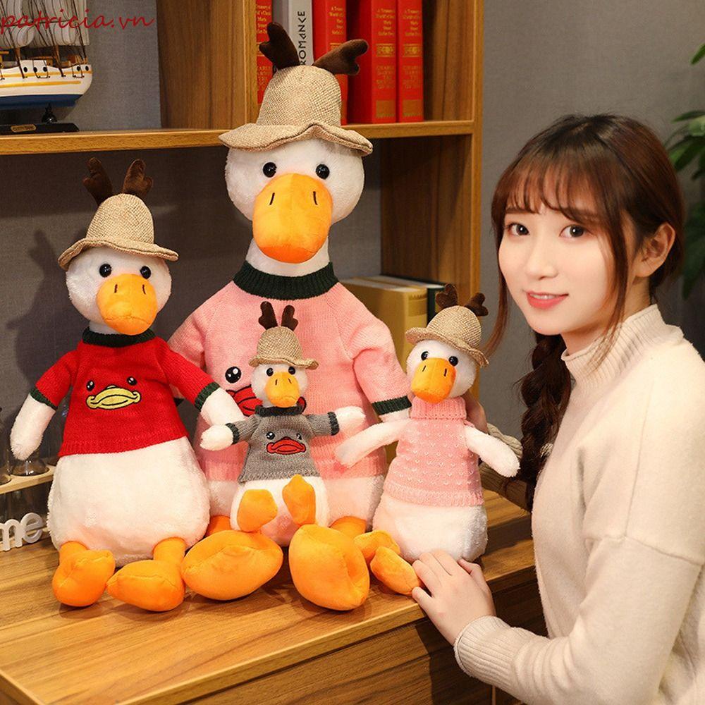 Chú Vịt Nhồi Bông Mềm Mại Trang Trí Nhà Cửa
