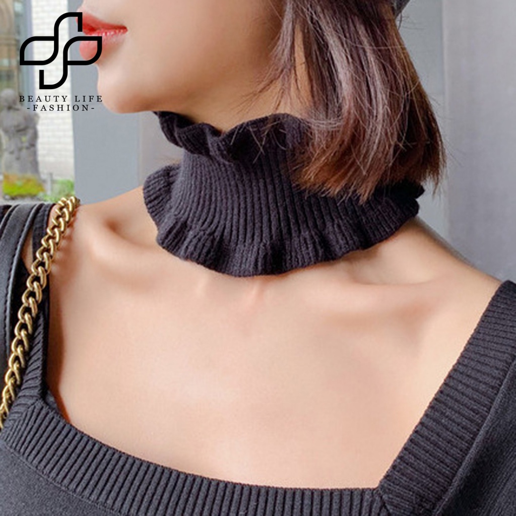 Khăn Choàng Cổ Chất Liệu Co Giãn Thời Trang Mùa Đông Cho Nữ