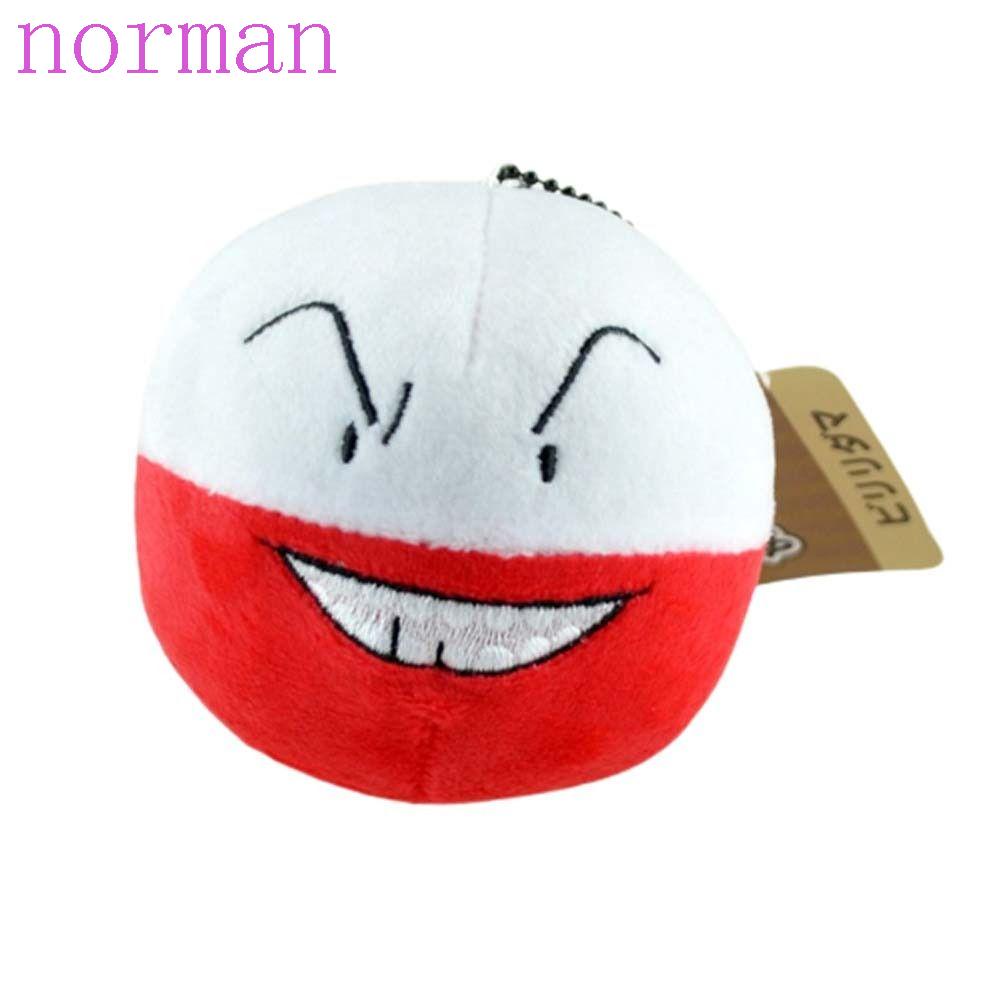 Norman Electrode Voltorb Móc Khóa Búp Bê Nhồi Bông Hoạt Hình Trang Trí Nhà Cửa