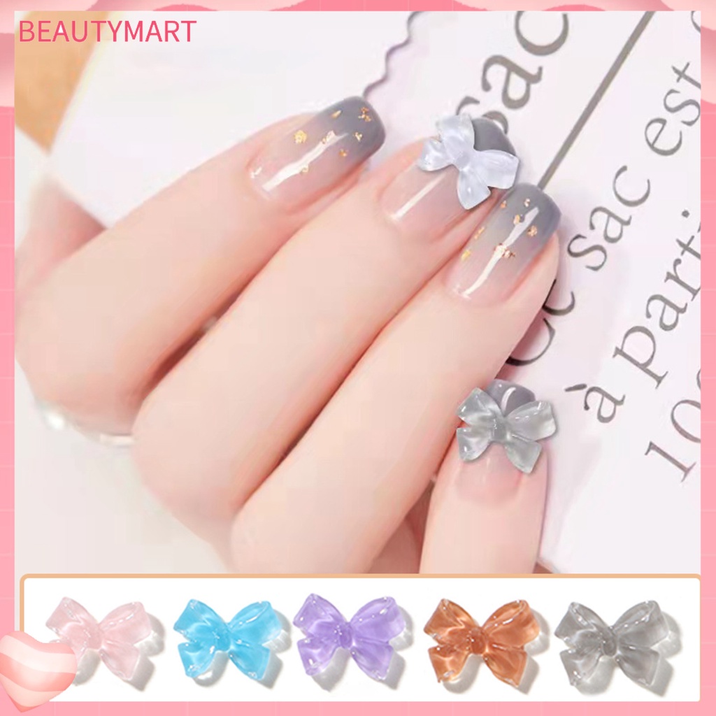 Bộ 50 Phụ Kiện Trang Trí Móng Tay 3D Lấp Lánh Dành Cho Nữ