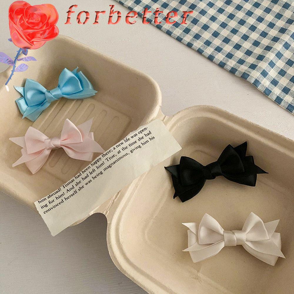 Kẹp Tóc Nơ Satin Đáng Yêu Dành Cho Nữ