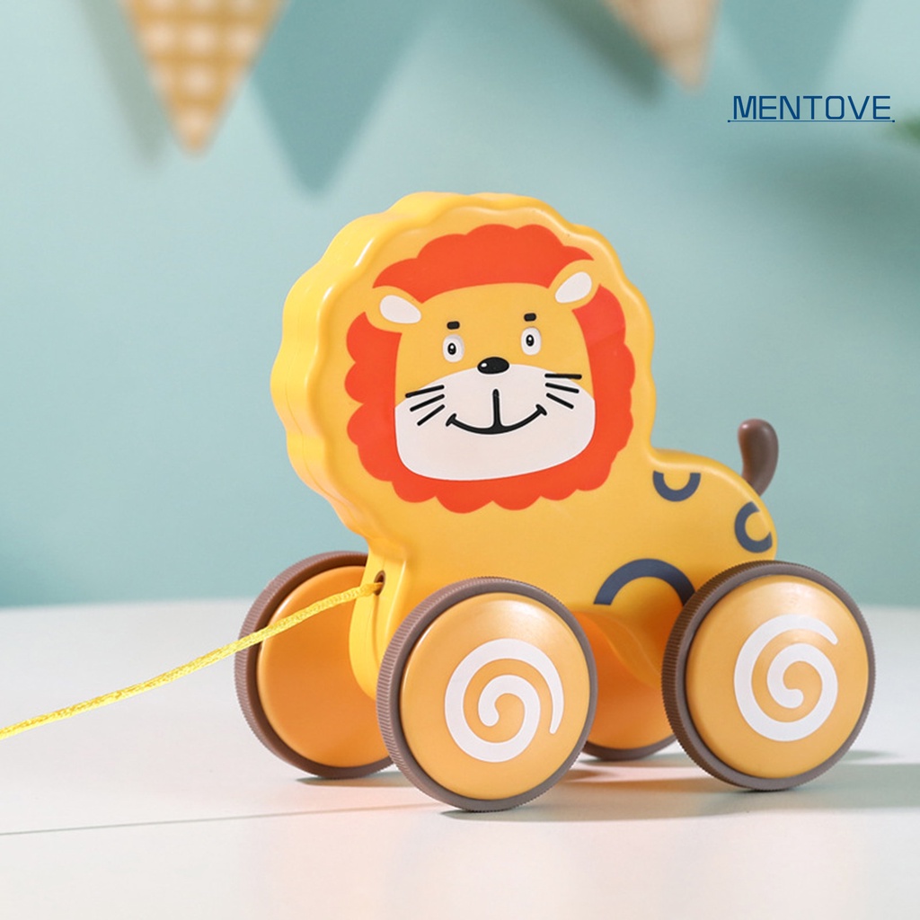 Đồ Chơi Xe Kéo Dây Thừng In Hoạt Hình Dễ Thương Cho Bé