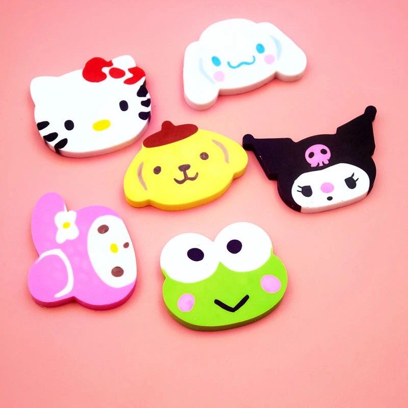 Gôm Tẩy Họa Tiết Hoạt Hình Kuromi Đáng Yêu