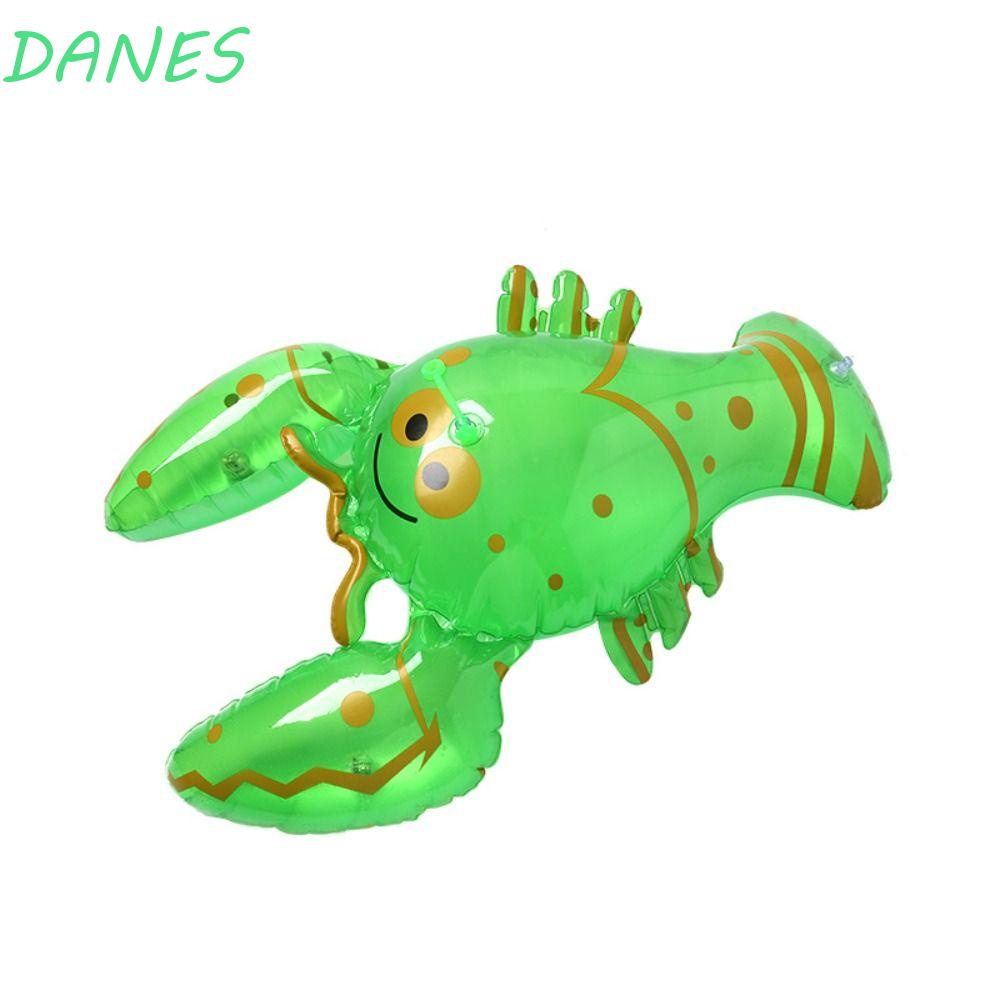 Đồ Chơi Bơm Hơi Hình Tôm Hùm Hoạt Hình Có Đèn Phát Sáng Cho Trẻ Em