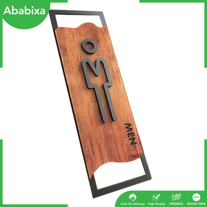 Bảng Hiệu Nhắc Nhở 3D Bằng Acrylic Tiện Dụng Cho Nhà Vệ Sinh / Quán Bar / Nhà Hàng